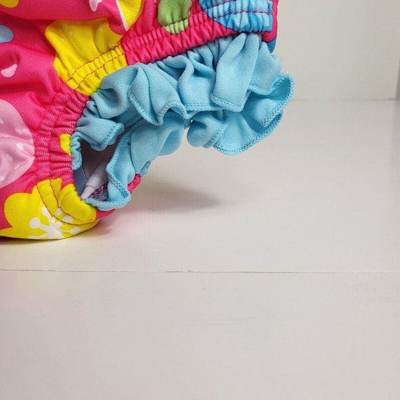 Swimschool Reusable Swim Diaper UPF 50 Level 1 18-22 lbs 12M Swim Mermaid Pink - Picture 5 of 16